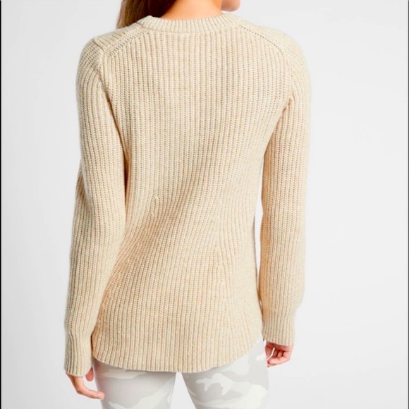 ATHLETA Sierra Sweater oatmeal NWT new - Picture 2 of 8